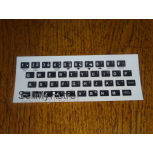 ZX81 keyboard overlay sticker Jupiter Ace / Minstrel 4th